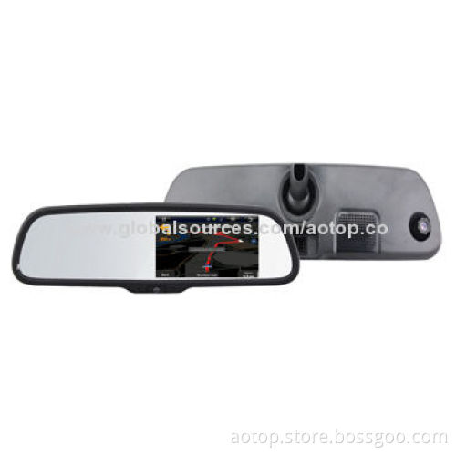 5-inch Car Mirror GPS with HD DVR, Bluetooth, Capacitive Touch Screen, FM Transmitter for BMW X5
